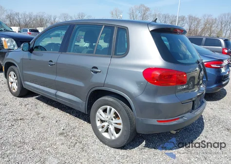 2014 Volkswagen Tiguan S from USA, damaged, VIN WVGAV3AX4EW503372